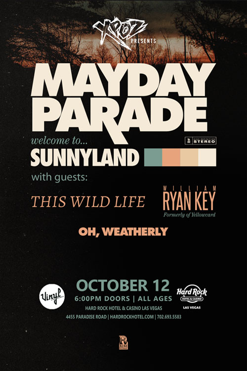 10/12 Mayday Parade at Vinyl Las Vegas